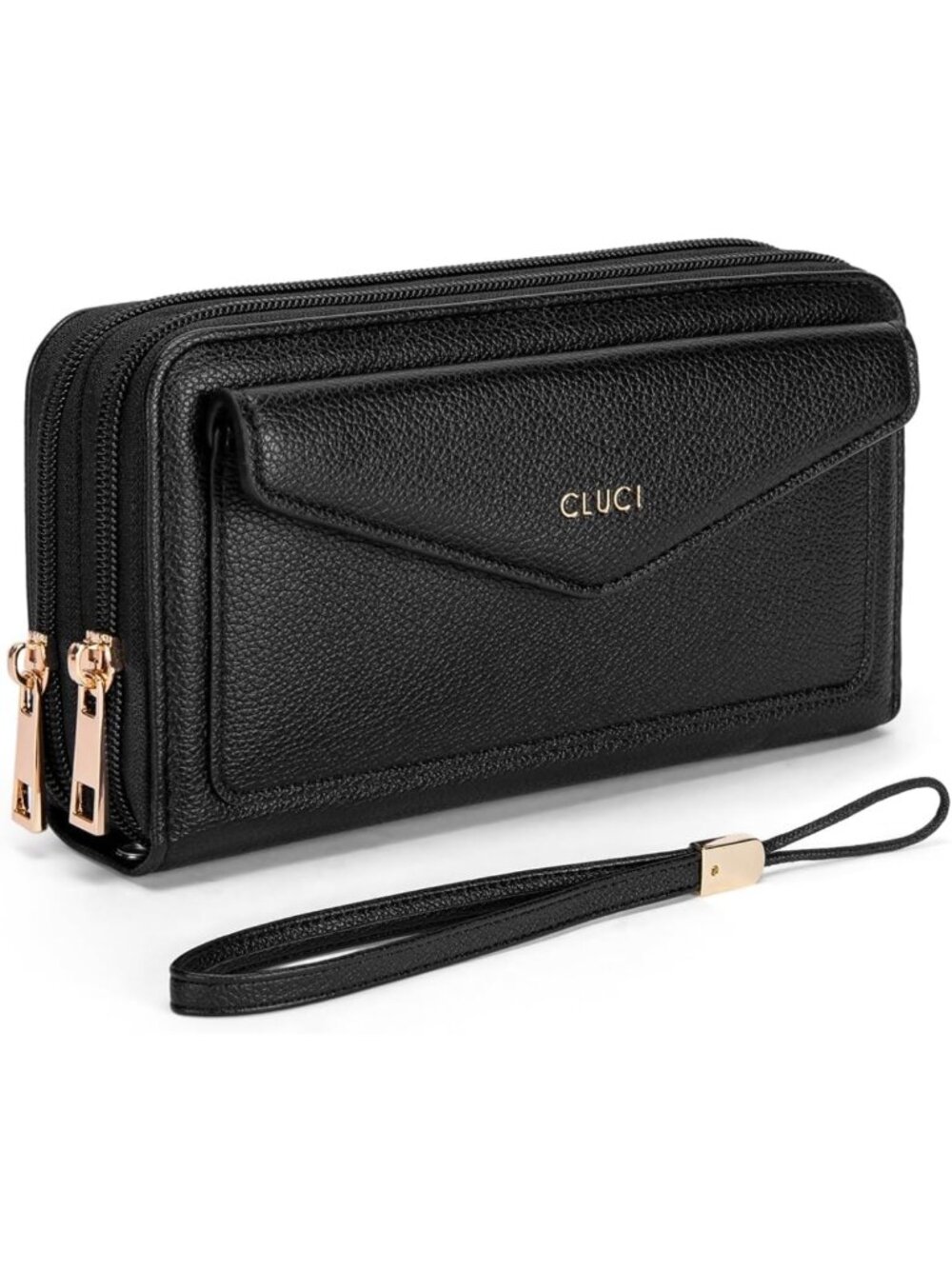Stylish RFID Blocking Wristlet Wallet for Women - Multi Card Holder & Purse